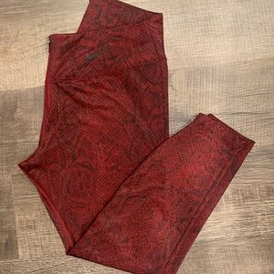 Nike snakeskin leggings